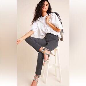 Anthropologie New Essential‎ Slim Leg Pants 4 Black